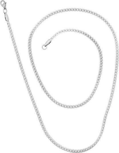 Delicate Men's Silver Plated Chain